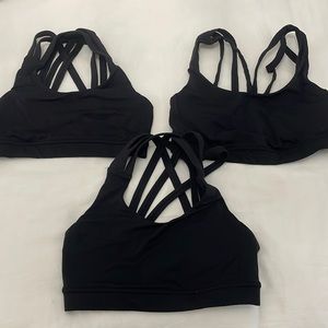 1 Black Lululemon Sport Bras